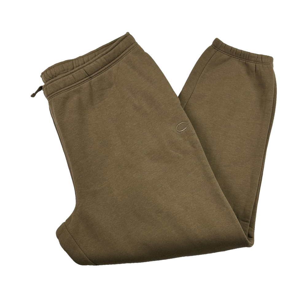 Champion Jogger Pants Womens 2XL SY301 Fleece Midway Brown Pull-On Cuffed